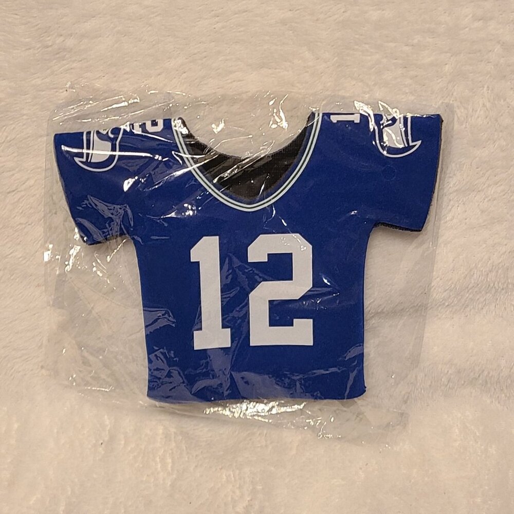 NFL Seattle Seahawks 12th Man Bud Light Jersey Stubby Holder Koozie Can Sleeve
